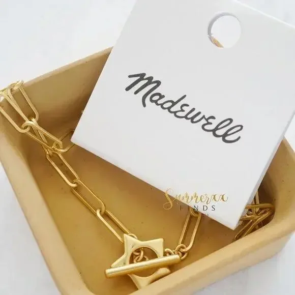 Madewell Star Toggle Chain Necklace - Picture 3 of 5